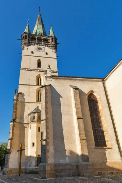 St. Nicolaaskerk, de oudste kerk in Presov, Slowakije. — Stockfoto