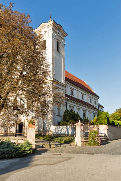 Kościół klasztoru franciszkanów w Preszów, Słowacja. — Zdjęcie stockowe