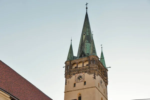 St. Nicolas church, nejstarší kostel v Prešově, Slovensko. — Stock fotografie