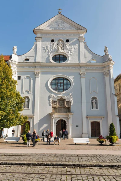 St. Anthony of Padua church w Kosice, Słowacja. — Zdjęcie stockowe