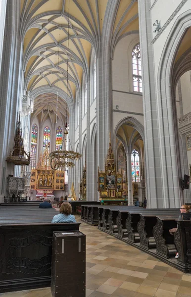 Cathedral of St. Elizabeth interior in Kosice, Slovakia. — Stock Photo, Image