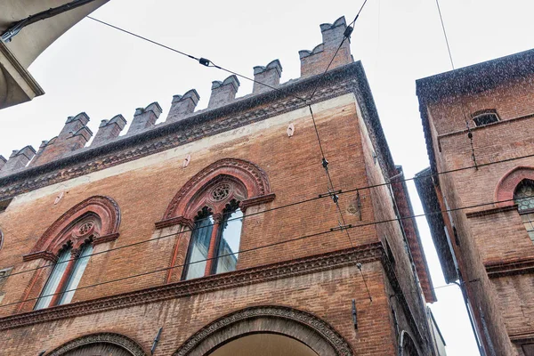 Heavy rainy day in Bologna, Italy. — Stock Photo, Image