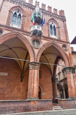 Palazzo della mercanzia Bologna, İtalya.