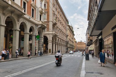 İtalya, Bologna 'da Ugo Bassi Caddesi.