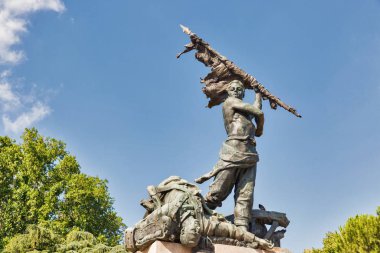 8 Ağustos 1848 'de İtalya' nın Bologna kentinde kaybedilen anıt..