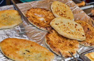 Farklı dolgulu tortilla.