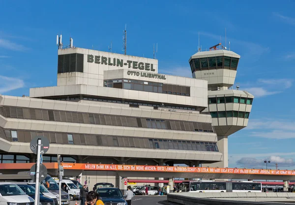 Letiště Tegel v Berlíně, Německo. — Stock fotografie