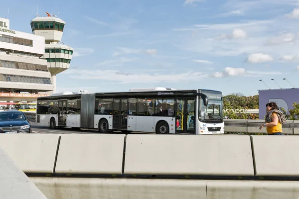 Letiště Tegel v Berlíně, Německo. — Stock fotografie