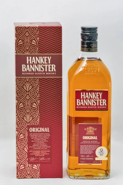 Kiev Ukraine December 2018 Hankey Bannister Blended Scotch Whisky Bottle — Stock Photo, Image