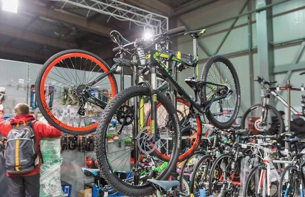 Quiiv Ucrânia Fevereiro 2016 Lapierre Swiss Bike Manufacturer Booth International — Fotografia de Stock