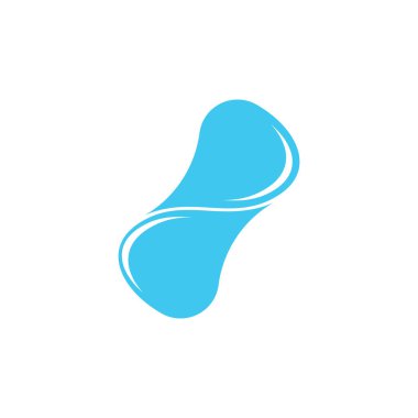 bağlı damla su parlatma logo vektörü