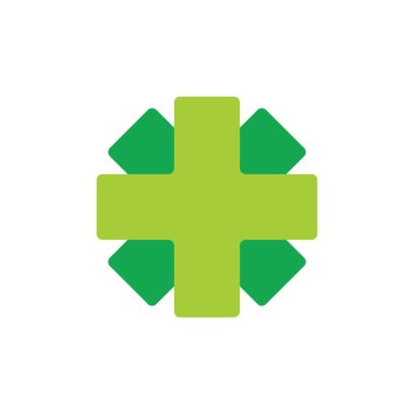 Artı tıbbi logo vektörü