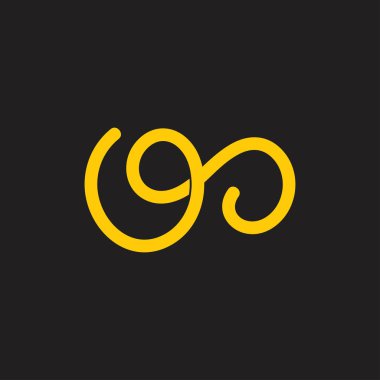 qo kurdele ipotek eğrisi logo vektörü