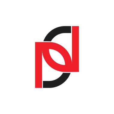 soyut harf sn geometrik çizgi logo vektörü