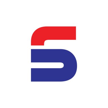 harfler usa soyut geometrik logo