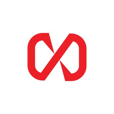 soyut kare geometrik tasarım logo vektörü