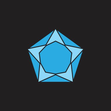 mavi oklar elmas simgesi logo yıldız