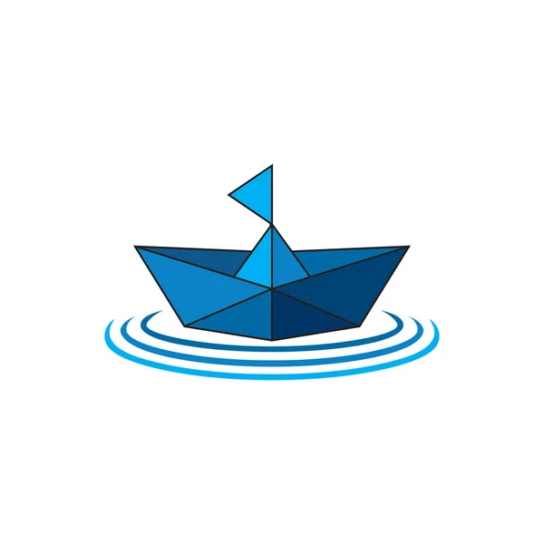 Schiff Boot Umriss Design Symbol Vektor — Stockvektor