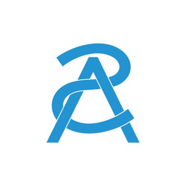 Temel Cmykletter sa basit bağlantılı çizgi logo vektörü olarak