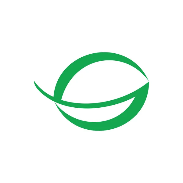 Abstracte groene blad letter g logo vector — Stockvector