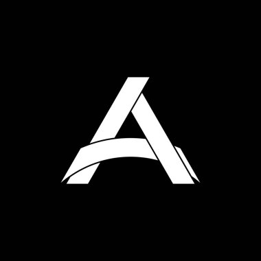 üstüste binen bir kağıt logo vektörü