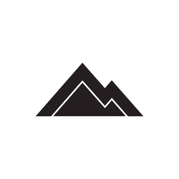 Geometrycznej Góra logo symbol Trójkąt wektor — Wektor stockowy
