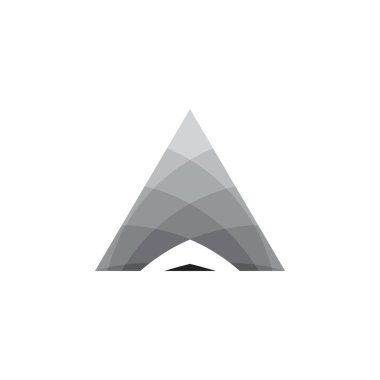 üçgen mozaik gradyan tasarım vektörü