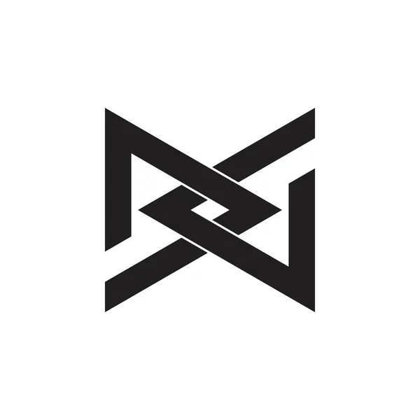 Buchstabe db Dreieck verknüpfte Logo-Vektor — Stockvektor