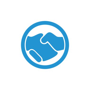 deal hand shake symbol design decor vector