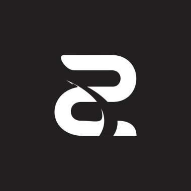 letter z motion object logo vector