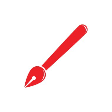 pen writer classic decoration vector
