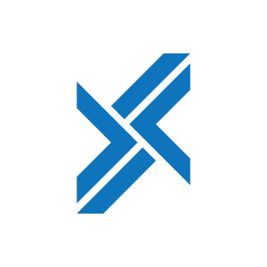 df çizgili geometrik çizgi logo vektörü