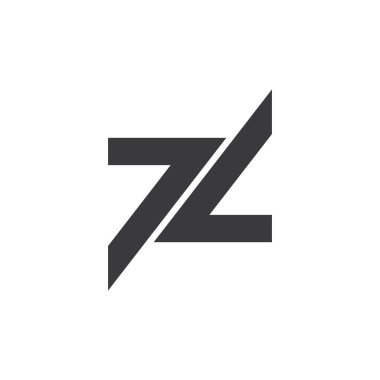 77 numaralı geometrik ok logo vektörü