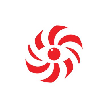 Girdap göz sembolü vektörü