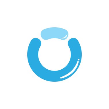 U harfi su logo vektörü