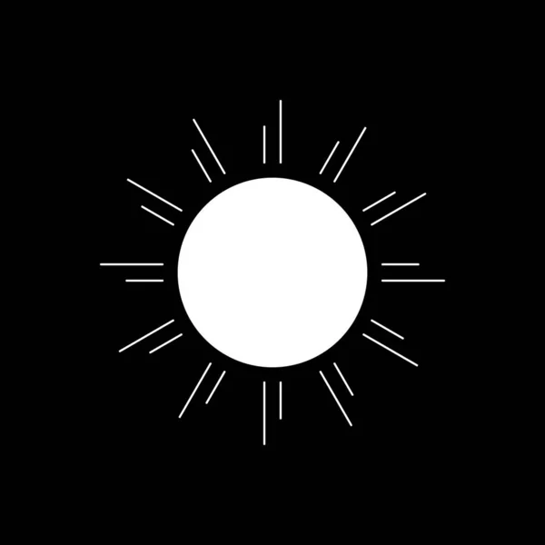 Sun circle rays burst symbol logo vector — 스톡 벡터