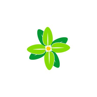 Girdap geometrik yaprak hareketinin sembol vektörü renkli tasarım