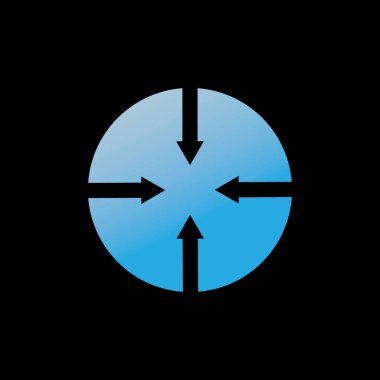 gradyan hedef mercek sembolü vektörü