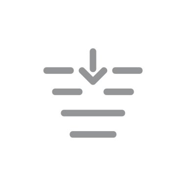 üçgen çizgileri geometrik harf v v gradyan logo vektörü