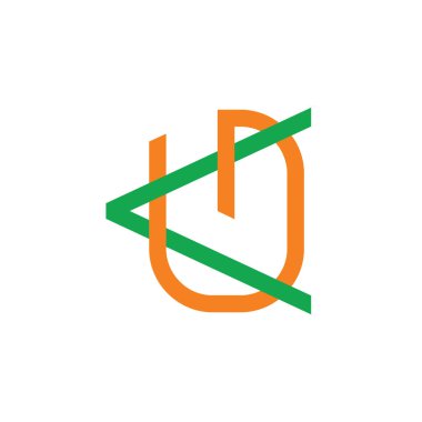 Logo hat ok mektup oku vektör