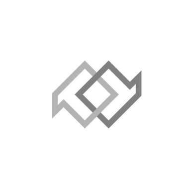 Bağlı konuşma baloncuğu çerçeve tasarımının sembol vektörü