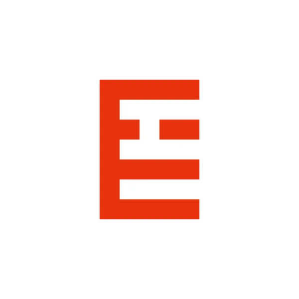 Abstrait lettre eh symbole géométrique ligne logo vecteur — Image vectorielle
