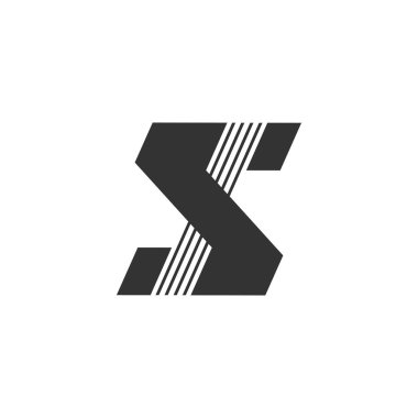 çizgi geometrik hareket mektup vektör s