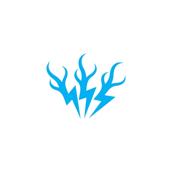 Zielpunkt Donner Form Bewegung Symbol Logo Vektor — Stockvektor