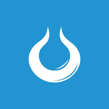 soyut su damla daire taze sembolü logosu