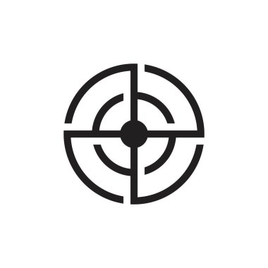 Daire hedef sembol vektör tasarım