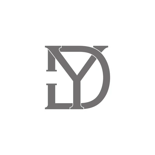 Символ Перекрывающий Вектор Логотипа Плоского Рисунка — стоковый вектор