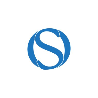 harf çok bağlı basit tasarım sembolü logo vektörü