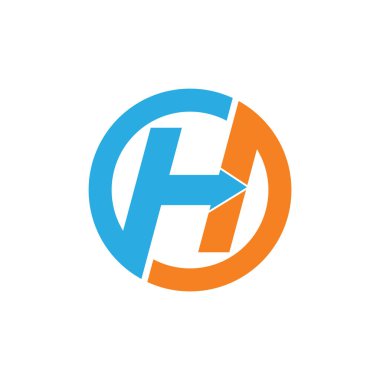 ht ok dairesi geometrik logo vektörü