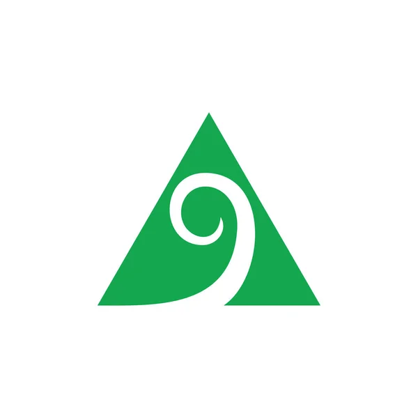 Трикутник Стрілка Вгору Етнічний Логотип Вектор — стоковий вектор